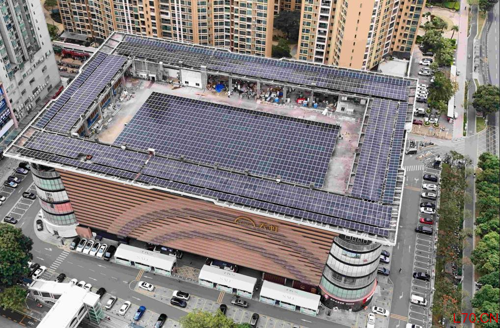 中正能源深圳沙井天虹1.2兆瓦光伏项目